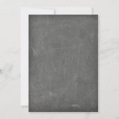 krijtbord zomer string licht opslaan van de datum save the date (Achterkant)