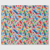 krijtjespatroon cadeaupapier (Vlak)