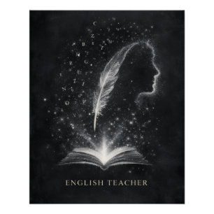 Krijtstof Sterrenbeeld Kunst van Engelse Leraren Perfect Poster