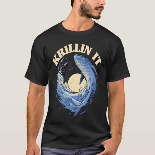 Krillin it Whale Watching T-shirt (Voorkant)