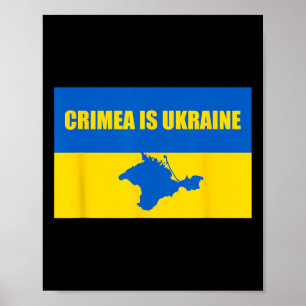 Krim is Oekraïne - Annexatie van de Krim Oekraïens Poster