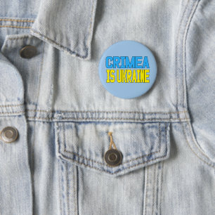 Krim is Oekraïne Ronde Button 5,7 Cm