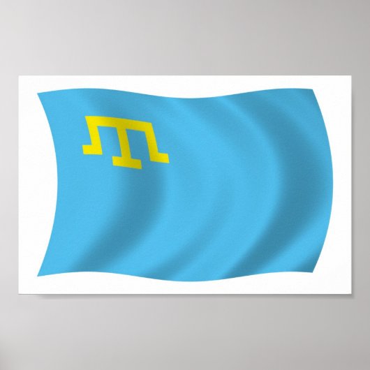 Krim Poster Tatars Flag Print (Voorkant)
