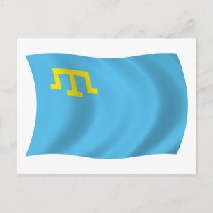 Krim-Tataarse Vlag Postkaart