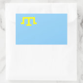 Krim Tatar, etnische vlag Rechthoekige Sticker (Tas)