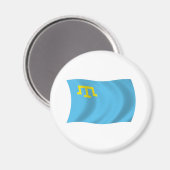 Krim Tatars Flag Magnet Magneet (Voorkant / Achterkant)