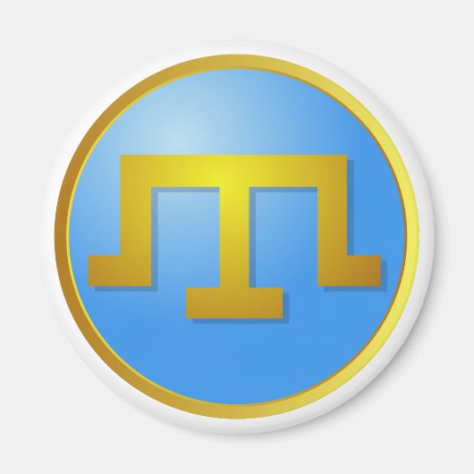 Krim Tatars' Tamga Magneet (Voorkant)