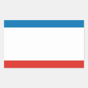 Krim vlag rechthoekige sticker