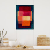 Kriminele Lagen – Hemelse Kleurvelden Abstract Poster (Keuken)