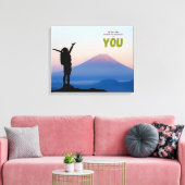 Krimpend u muurkunst canvas afdruk (Insitu (Woonkamer))