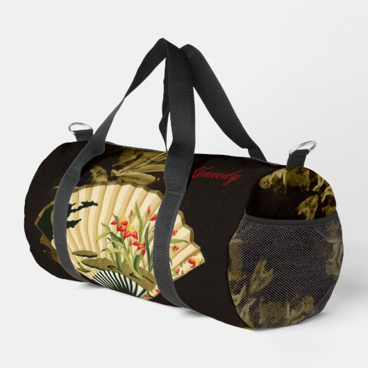 Krimpende oosterse ventilator met Floral Design Plunjezak (Rechterhoek)