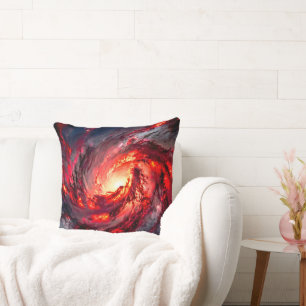 Krimson Afgrond Donkere Kosmische Nevel Ruimte Kussen
