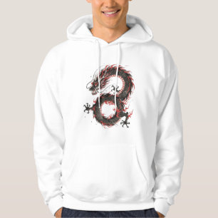 Krimson Ember Ink Draak Hoodie