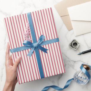 Krimsonen lint streep cadeaupapier