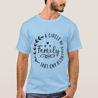 Kring van kracht en liefde: familie T-Shirt Collec