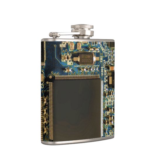 Kringkaart voor computerharde schijven - blauw heupfles (Rechts)