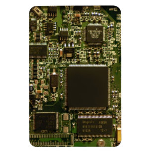 Kringkaart voor computerharde schijven - groen magneet