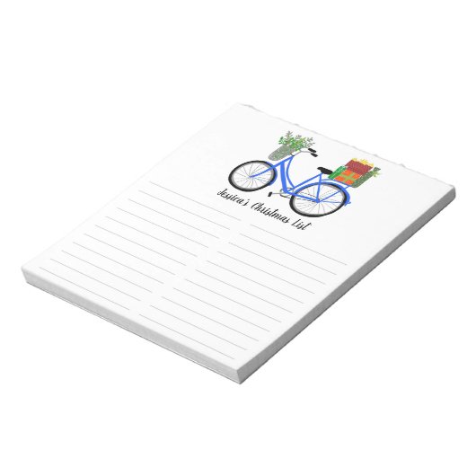 Kringloopkerstwinkellijst - AANGEPASTE feestdag Notitieblok (Gedraaid)