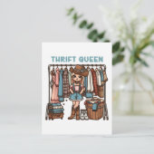 kringloopster briefkaart (Staand voorkant)