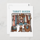 kringloopster briefkaart (Voorkant / Achterkant)