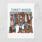 kringloopster briefkaart (Voorkant)