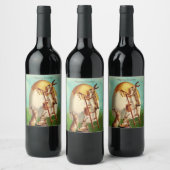 kringloopster wijn etiket (Flessen)