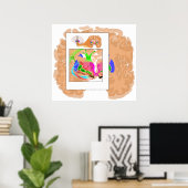 Kringlopen van Basal Ganglia Poster (Thuiskantoor)