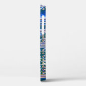 Kringprintplaat, computer, blauw, condensator, chi Case-Mate iPhone case (Achterkant / Links)
