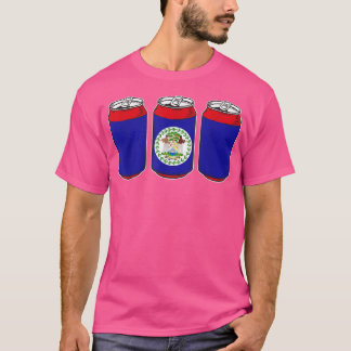 Kriol Creole B'zean Soccer Belize Flag Belizean Be T-shirt