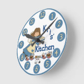 Kris' Kitchen Wall Clock   Ronde Klok (Hoek)
