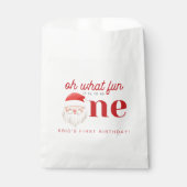 KRIS Oh What Fun Christmas 1st Verjaardag Bedankzakje (Voorkant)