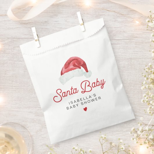 KRIS Schattige en modern Santa Baby shower Bedankzakje (Geknipt)