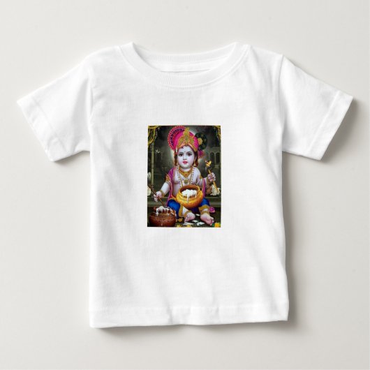 krishna Baby T- Shirt (Voorkant)