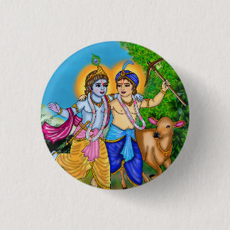 Krishna Balram Knop Ronde Button 3,2 Cm