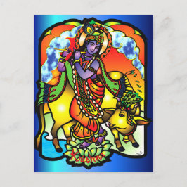 Krishna Briefkaart
