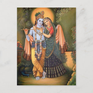 krishna briefkaart