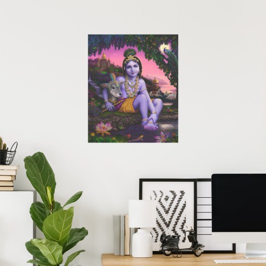 Krishna Chandra print (Thuiskantoor)