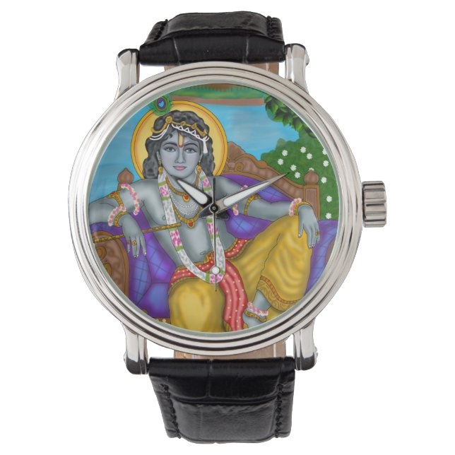 Krishna Clock Horloge (Voorkant)
