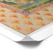 Krishna en de Gopis (gouache op papier) Poster (Hoek)