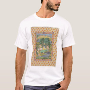 Krishna en de Gopis (gouache op papier) T-shirt