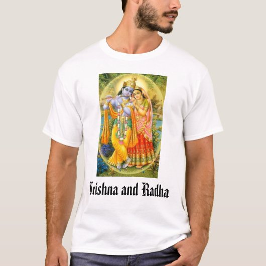 Krishna en Radha, Krishna en Radha T-shirt (Voorkant)