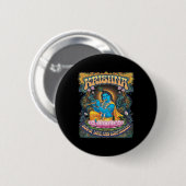 Krishna Hindoeïsme Ronde Button 5,7 Cm (Voorkant /achterkant)