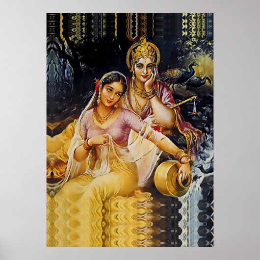 KRISHNA - hindoeïstische godheid - Poster (Voorkant)