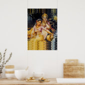 KRISHNA - hindoeïstische godheid - Poster (Keuken)