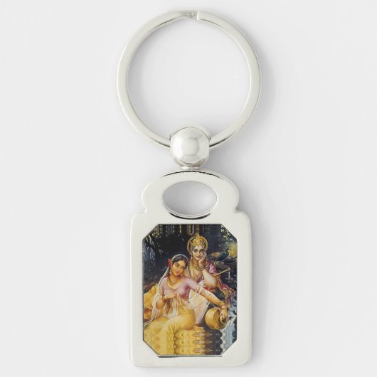 KRISHNA - hindoeïstische godheid - Sleutelhanger (Voorkant)