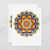 Krishna Janmashtami Feestdagenkaart (Voorkant / Achterkant)