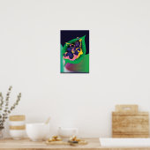 Krishna Kosmisch Lichaam Poster (Keuken)