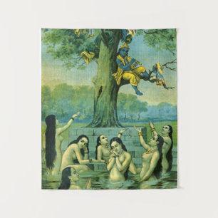 Krishna Leela van Raja Ravi Varma Wandkleed