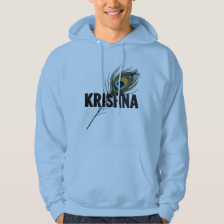 KRISHNA met een pauwenveer Hoodie