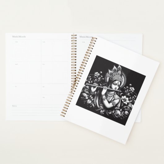 Krishna Noir et Blanc (Devant avec enveloppe)